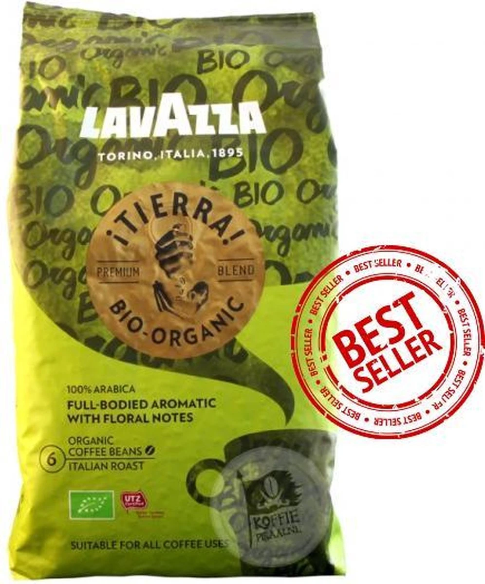Lavazza BIO Organic Tierra Koffiebonen 1 Lavazza BIO Organic Tierra Koffiebonen